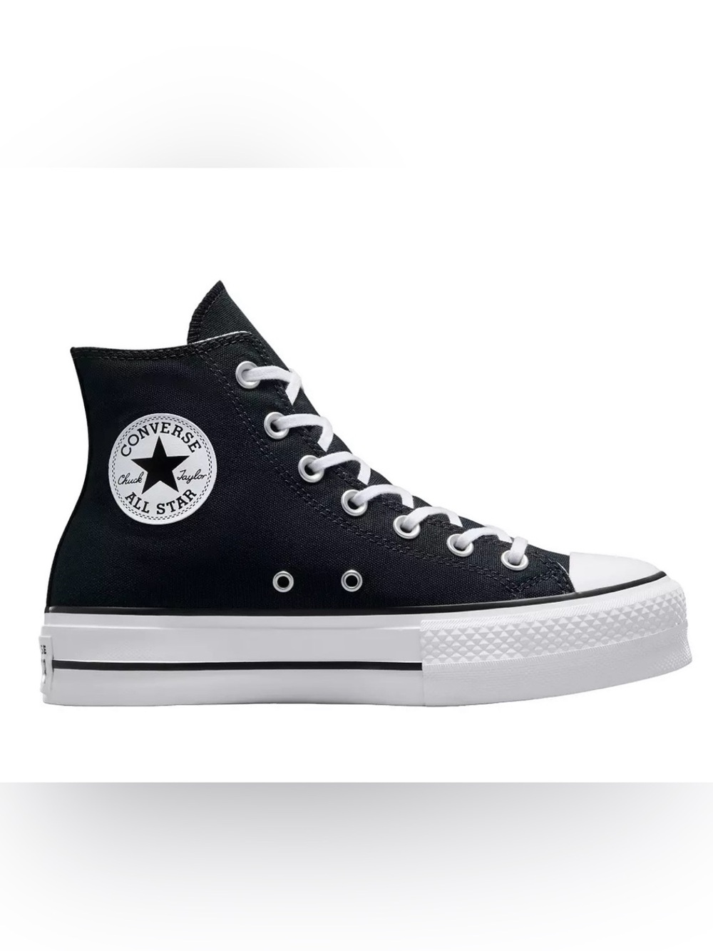 Converse Black and White High Top Sneakers